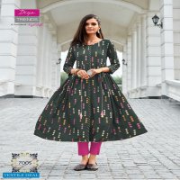 Diya Trends Ethnicity Vol-7 Wholesale Flare Kurtis Catalog