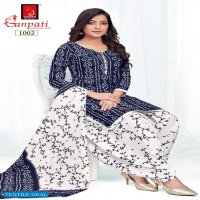 Ganpati Bandhani Colors Wholesale Patiyala Dress