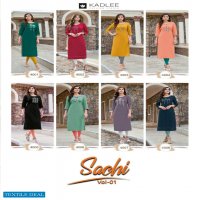 Kadlee Sachi Vol-1 Wholesale Long Kurtis Catalogs