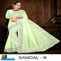 Ronisha Sandal Wholesale Designer Indian Sarees
