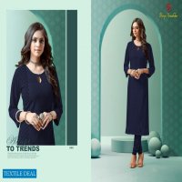 Deep Anushka Schiffli wholesale long Schiffli Work Kurtis