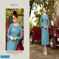 POSHAK VOL 3 BY SHUBH NX VISCOSE HANDWORK SIMPLE WEAR KURTI