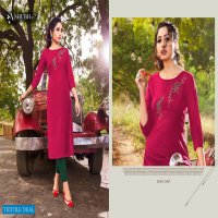 POSHAK VOL 3 BY SHUBH NX VISCOSE HANDWORK SIMPLE WEAR KURTI