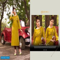 POSHAK VOL 3 BY SHUBH NX VISCOSE HANDWORK SIMPLE WEAR KURTI