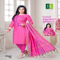 H DOT ODHANI VOL 3 KURTI WITH DUPATTA SET BY HIRWA WHOLESALE