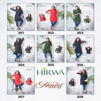 HIRWA MARVEL VOL 3 RAYON GOOD QUALITY LOWEST COST READYMADE KURTI