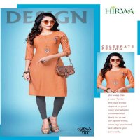 HIRWA PRESENTS SILVER RAYON WITH SEQUENCE WORK LOWEST RANGE LADIES KURTAS