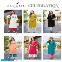 Wooglee Celebration Vol-12 Wholesale Top and Plazzo Collection