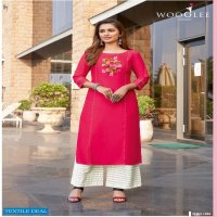 Wooglee Celebration Vol-12 Wholesale Top and Plazzo Collection