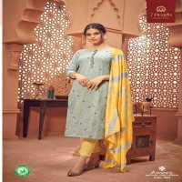 7 PEARL AMORE 3 PIECE READYMADE KURTI WITH PANT AND DUPATTA COMPLETE SET