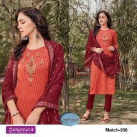 RANGMAYA MATCH VOL 2 3 PIECE READYMADE KURTI WITH PANT AND DUPATTA SET