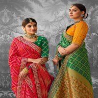 GAJRAJ FASHION PRESENTING 101-112 SERIES FANCY HEAVY DESIGNER TRADITIONAL WEAR SAREE CATALOG