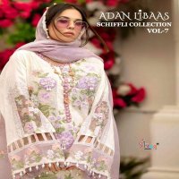 ADAN LIBAAS SCHIFFLI VOL 7 BY SHREE FABS LAWN COTTON PAKISTANI DRESSES