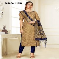 Style Instant Gunjan Cotton Silk Dress Material