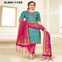 Style Instant Gunjan Cotton Silk Dress Material