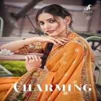 SHREYANS FASHION LAUNCH HOCKY SILK LINEN FANCY SAREES