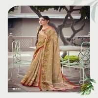 SHREYANS FASHION LAUNCH HOCKY SILK LINEN FANCY SAREES