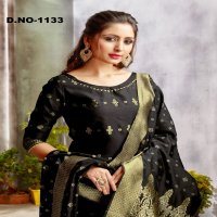 Style Instant Ridhdhi Wholesale Banarasi Art Silk Dress Material