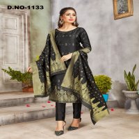 Style Instant Ridhdhi Wholesale Banarasi Art Silk Dress Material