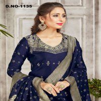 Style Instant Ridhdhi Wholesale Banarasi Art Silk Dress Material