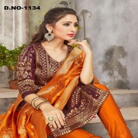 Style Instant Ridhdhi Wholesale Banarasi Art Silk Dress Material