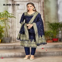 Style Instant Ridhdhi Wholesale Banarasi Art Silk Dress Material