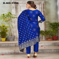 Style Instant Ridhdhi Wholesale Banarasi Art Silk Dress Material