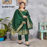 Style Instant Ridhdhi Wholesale Banarasi Art Silk Dress Material