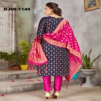 Style Instant Ridhdhi Wholesale Banarasi Art Silk Dress Material