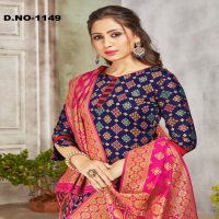 Style Instant Ridhdhi Wholesale Banarasi Art Silk Dress Material