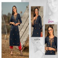 PSYNA PUFFIN RAYON CLASSIC TRENDY LOOK KURTI CATALOG