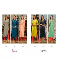 PSYNA PUFFIN RAYON CLASSIC TRENDY LOOK KURTI CATALOG