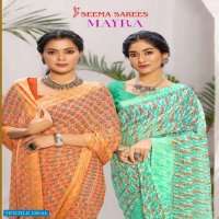 MAYRA BY SEEMA SAREE CHIFFON PRINTED DAILY WEAR SAREES