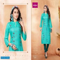 BASIX BY NISH RAYON HEAVY LINING EMBROIDERY WORK WITH PANT CATLOG COLLECTION