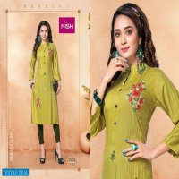 BASIX BY NISH RAYON HEAVY LINING EMBROIDERY WORK WITH PANT CATLOG COLLECTION