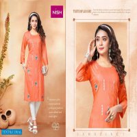 BASIX BY NISH RAYON HEAVY LINING EMBROIDERY WORK WITH PANT CATLOG COLLECTION