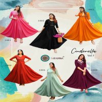 Aradhna Cinderella Vol-1 Wholesale Anarkali Long Kurtis