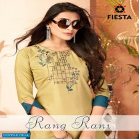 Fiesta Rang Rani Wholesale Kurti With Pants