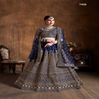 Zeel 7408 Wholesale Designer Lehengas Catalogs