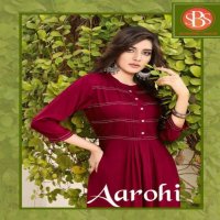 SBS Aarohi Wholesale Long Kurtis Catalogs