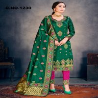 Style Instant Richa Wholesale Banarasi Art Silk Dress Material