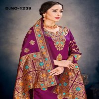 Style Instant Richa Wholesale Banarasi Art Silk Dress Material