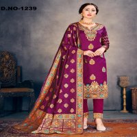 Style Instant Richa Wholesale Banarasi Art Silk Dress Material