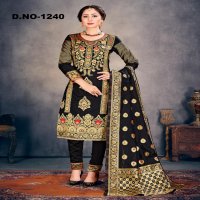 Style Instant Richa Wholesale Banarasi Art Silk Dress Material