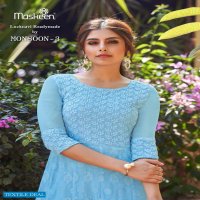 Maskeen Monsoon Vol-3 Wholesale Lucknowi Work Kurti With Pants