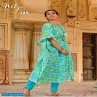 LT Nitya Design 207 And 208 And 212 Ready Made Kurti Collection