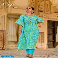 LT Nitya Design 207 And 208 And 212 Ready Made Kurti Collection