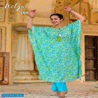 LT Nitya Design 207 And 208 And 212 Ready Made Kurti Collection