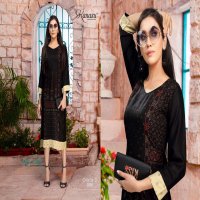 KANASU OLIVIA VOL 3 HEAVY REYON LONG PRINTED KURTI SUPPLIER