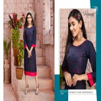 KANASU OLIVIA VOL 3 HEAVY REYON LONG PRINTED KURTI SUPPLIER
